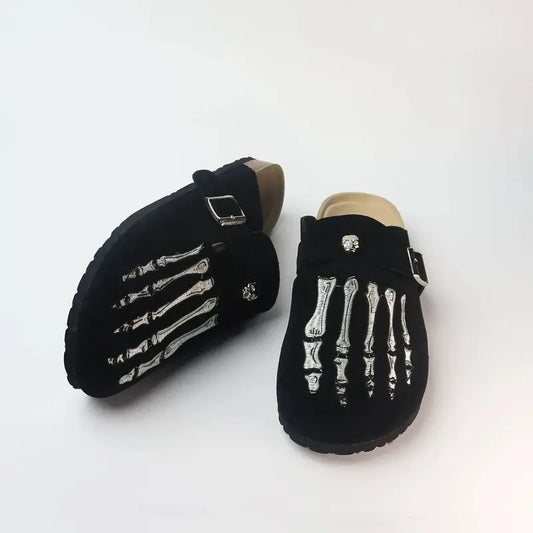 Skeleton Mule Slides